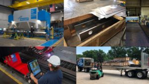 Steel working collage